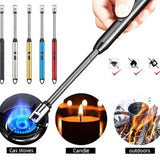 USB Rechargeable Flameless Arc Lighter | Flexible & Windproof Electric Wand Lighter