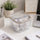 Transparent Plastic Desktop Trash Bin – Mini Tabletop Waste Basket for Office, Bedroom, Kitchen & Makeup Desk
