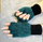 Winter Half Finger Pair Gloves For Women Plush Warm Fingerless Pair Gloves In Multicolor (Random Color)