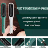 Fast Drying Hair Straightener Brush ABS Plastic