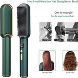 Fast Drying Hair Straightener Brush ABS Plastic