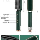 Fast Drying Hair Straightener Brush ABS Plastic