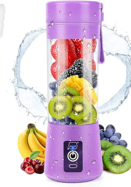 Purple Electric Juicer Blender 500ml ABS Plastic