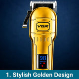 Comfortable Grip and Ergonomics Design Men's Hair Trimmer 5