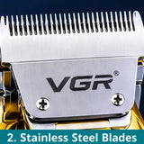Comfortable Grip and Ergonomics Design Men's Hair Trimmer 5
