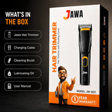 JAWA JW-822 Professional Hair Trimmer with Floating Comb, Stainless Steel Blades, Powerful Motor & Rechargeable Battery