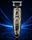 Kemei KM-3298 Professional Hair Clipper – 1200mAh Rechargeable Trimmer with LCD Display, Stainless Steel Blade & Engraved Metal Body