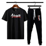 2 Pcs Men's Micro Interlock Printed Track Suit