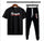 2 Pcs Men's Micro Interlock Printed Track Suit
