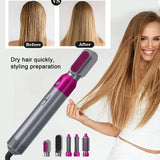 High Quality 5 in 1 Hot Air Hair Styler & Dryer Brush | Hair Straightener, Curler, Volumizer & One Step Blow Dryer | Multi-Function Hair Styling Tool