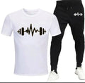 2 Pcs Men's Cotton Printed Track Suit