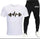 2 Pcs Men's Cotton Printed Track Suit