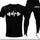 2 Pcs Men's Cotton Printed Track Suit