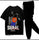 2 Pcs Men's Cotton Printed Track Suit