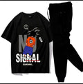 2 Pcs Men's Jersey Printed Track Suit