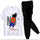 2 Pcs Men's Jersey Printed Track Suit