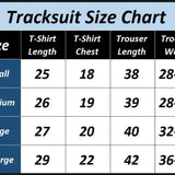 2 Pcs Men's Jersey Printed Track Suit