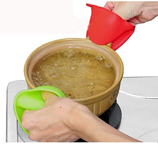 Silicone Pot Holder – Heat Resistant Non-Slip Hot Pot & Pan Grip for Kitchen Cooking & Baking