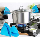 Silicone Pot Holder – Heat Resistant Non-Slip Hot Pot & Pan Grip for Kitchen Cooking & Baking