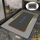 Square Home Mat 2mm – Non-Slip Floor Mat for Kitchen, Bathroom, Entrance & Bedroom (15 × 22.5 Inches)