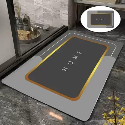 Square Home Mat 2mm – Non-Slip Floor Mat for Kitchen, Bathroom, Entrance & Bedroom (15 × 22.5 Inches)