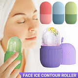 Silicone Face Ice Roller – Reusable Facial Ice Massage Roller for Skin Care, Puffiness & Cooling Therapy
