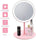 Rechargeable LED Makeup Mirror – Portable Vanity Mirror with Touch Control, Adjustable Brightness & USB Charging