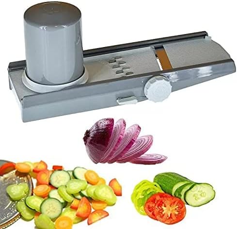 Bruno Vegetable Cutter Slicer – Multifunction Manual Kitchen Vegetable Chopper, Dicer & Food Cutter