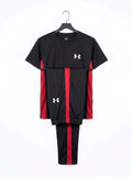 2 Pcs Men's Polyester Printed Track Suit