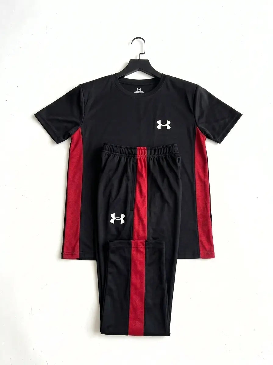 2 Pcs Men's Polyester Printed Track Suit