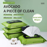 Avocado Makeup Remover Wipes – Moisturizing Facial Cleansing Wipes for Makeup Removal & Daily Skin Care