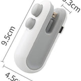 Rechargeable Mini Pocket Bag Sealer – USB Rechargeable Portable Heat Sealing Machine for Snack & Food Storage Bags (With Box Packing)