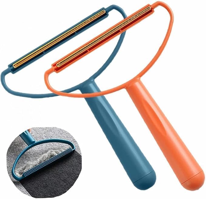 Plastic Lint Remover – Reusable Portable Fabric Fuzz & Pet Hair Remover for Clothes, Sofas & Carpets