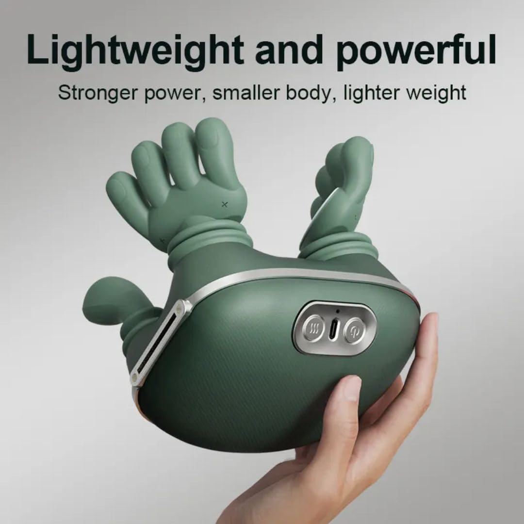 Rechargeable Neck & Shoulder Massager with Heat – 4D Kneading Massage Pillow