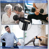 Rechargeable Fascia Gun Muscle Relaxation Massager – Professional Electric Vibration Massage Gun for Neck, Back & Body
