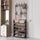 Attachable Coat Hanger with Shoes Rack – Multi-Functional Entryway Clothes & Shoe Storage Organizer