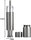 Stainless Steel One-Hand Salt & Pepper Grinder – Masala Hammer Spice Grinder for Black Pepper, Salt & Seasonings