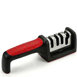 Professional Knife Sharpener – 3 Stage Tungsten Steel, Diamond & Ceramic Kitchen Knife Sharpening Tool