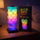 Triangle Cube Atmosphere Rechargeable LED Lamp – Multi-Color RGB Night Light with Touch Control & USB Charging