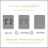 Square Home Mat 2mm – Non-Slip Floor Mat for Kitchen, Bathroom, Entrance & Bedroom (15 × 22.5 Inches)