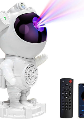 Astronaut Star Projector Galaxy Night Light – LED Nebula Projector for Bedroom, Kids Room & Home Decor