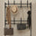 Attachable Coat Hanger with Shoes Rack – Multi-Functional Entryway Clothes & Shoe Storage Organizer