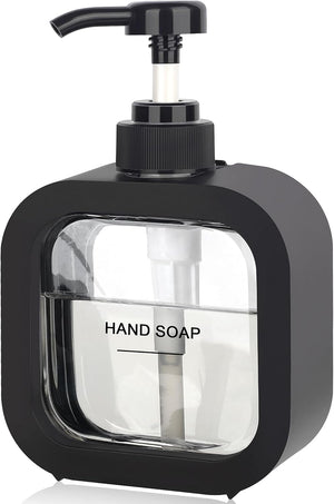 Premium Square Soap Dispenser 300ml – Refillable Liquid Soap Pump for Bathroom, Kitchen & Hand Wash
