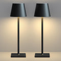 Luxury Metal Rechargeable Tap Lamp – Cordless LED Table Lamp with Touch Control, 3 Color Dimmable Light & USB Charging