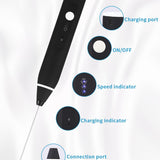Rechargeable Coffee Beater – USB Electric Milk Frother & Coffee Foam Maker with Foam Packing