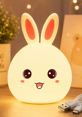 Cubbie Rabbit Silicone Night Light | Rechargeable Bunny Lamp