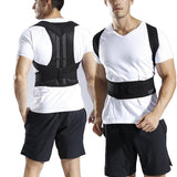 Back Posture Corrector Belt with Metal Support Rods – Adjustable Back & Shoulder Support Brace for Men & Women