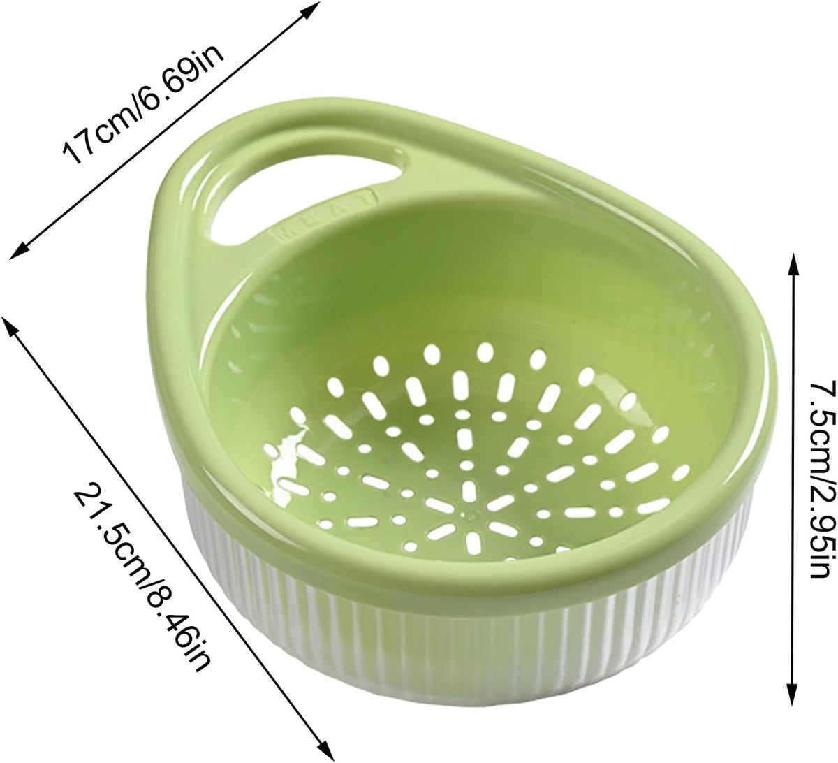 Plastic Drain Basket – Multipurpose Kitchen Sink Strainer & Fruit Vegetable Washing Basket