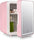 4L Vanity Mirror LED Portable Mini Fridge – Makeup & Skincare Refrigerator with LED Mirror for Bedroom, Office & Car