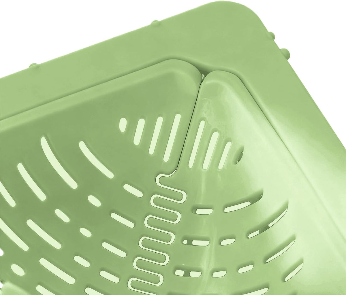 Magnetic Corner Sink Drain Basket – Kitchen Sink Strainer Basket for Food Scraps, Sponge & Sink Organization